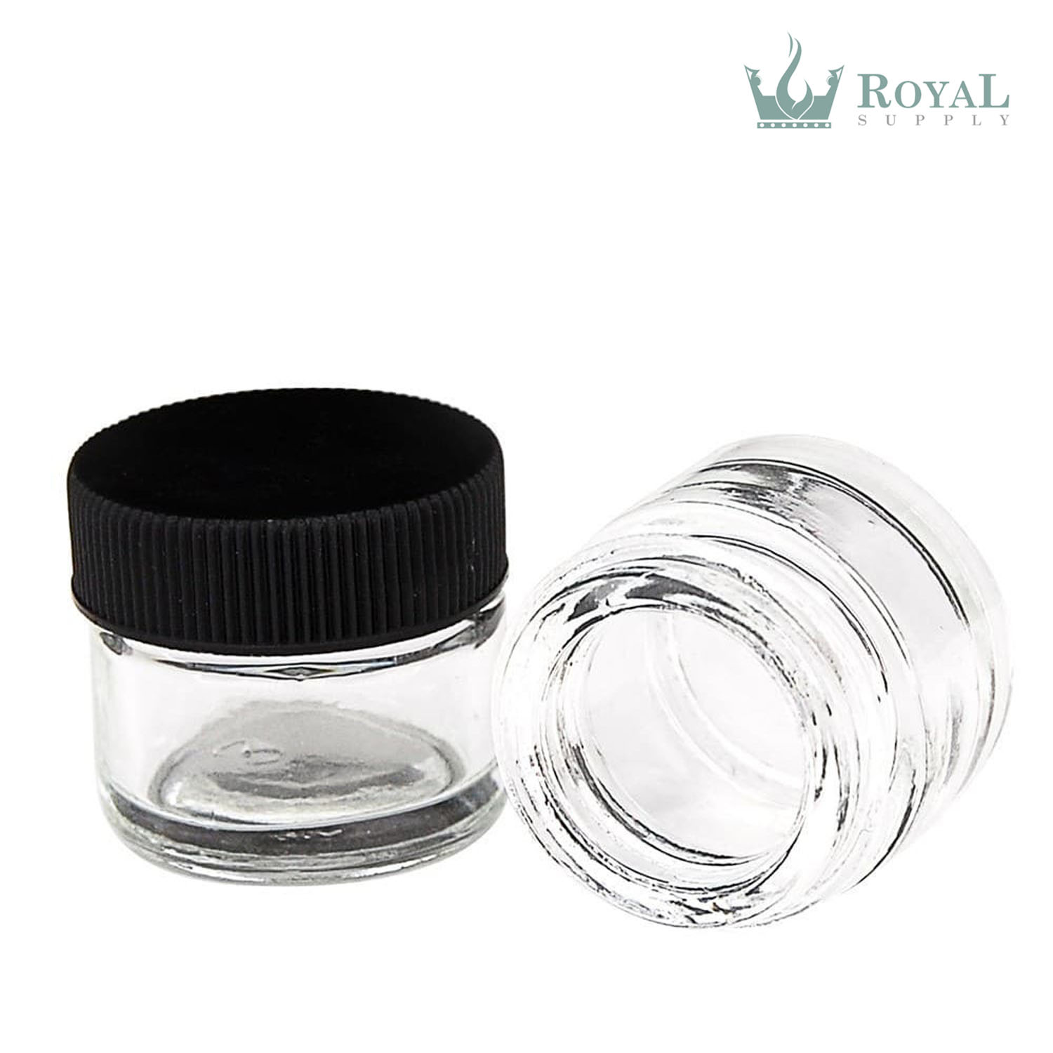 5ml Glass Concentrate Container with Screw Cap Lid
