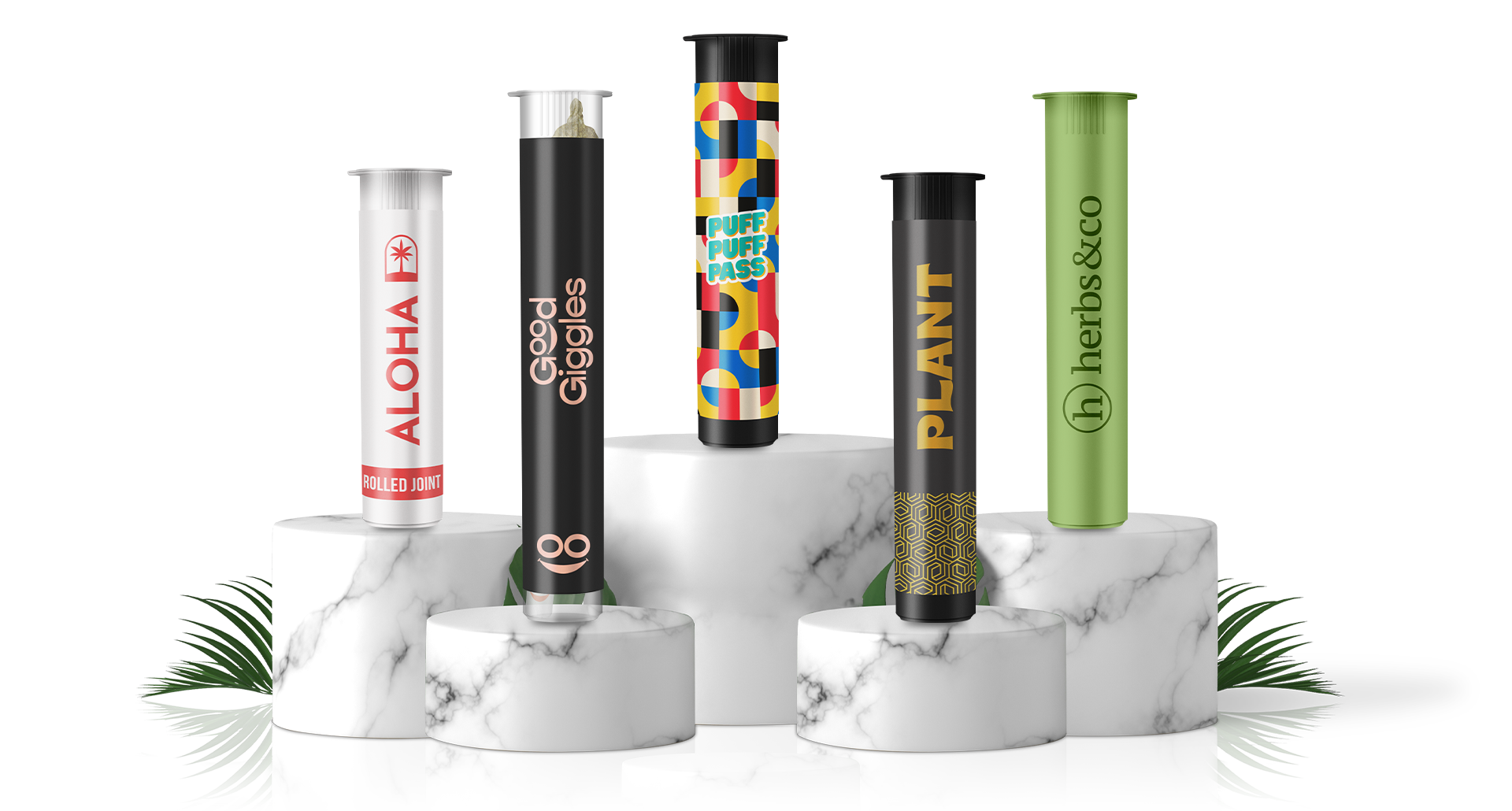 Buy Custom Cannabis Pre-Roll Tubes Packaging