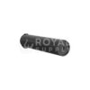 95MM CR POP TOP 100% BIODEGRADABLE PLASTIC PRE ROLL TUBES, BLACK (QTY 1000)