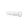 116MM CHILD RESISTANT | KING SIZE POP TOP PLASTIC PRE-ROLL TUBES, CLEAR (QTY 1,000)