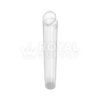 116MM CHILD RESISTANT | KING SIZE POP TOP PLASTIC PRE-ROLL TUBES, CLEAR (QTY 1,000)