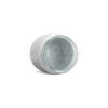 2 OZ STRAIGHT SIDED MATTE WHITE GLASS JAR, 50MM NECK (QTY 200)
