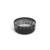 CHILD RESISTANT | SMOOTH PUSH DOWN & TURN ROUNDED PLASTIC CAPS W/ FOIL LINER, 38MM, MATTE BLACK, 9ML (QTY 320)