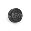 CHILD RESISTANT | SMOOTH PUSH DOWN & TURN ROUNDED PLASTIC CAPS W/ FOIL LINER, 38MM, MATTE BLACK, 9ML (QTY 320)