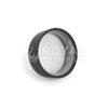 CHILD RESISTANT | SMOOTH PUSH DOWN & TURN ROUNDED PLASTIC CAPS W/ FOIL LINER, 38MM, MATTE BLACK, 9ML (QTY 320)