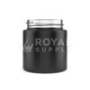 3 OZ STRAIGHT SIDED MATTE BLACK GLASS JAR, 50MM NECK (QTY 100)