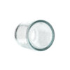 5 OZ STRAIGHT SIDED CLEAR GLASS JAR, 50MM NECK (QTY 100)