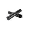 98MM CHILD RESISTANT | POP TOP OPAQUE PLASTIC PRE-ROLL TUBES, BLACK (QTY 1,000)