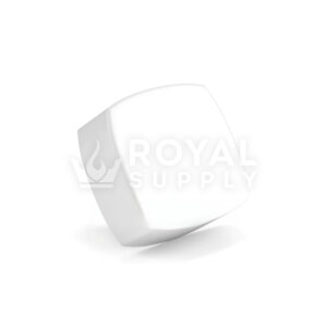 5ML MATTE WHITE GLASS PILLOW CONCENTRATE JAR, 32MM NECK (QTY 240)