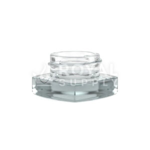 9ML CLEAR GLASS PILLOW CONCENTRATE JAR, 38MM NECK (QTY 240)