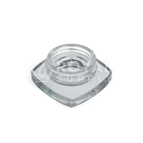 9ML CLEAR GLASS PILLOW CONCENTRATE JAR, 38MM NECK (QTY 240)