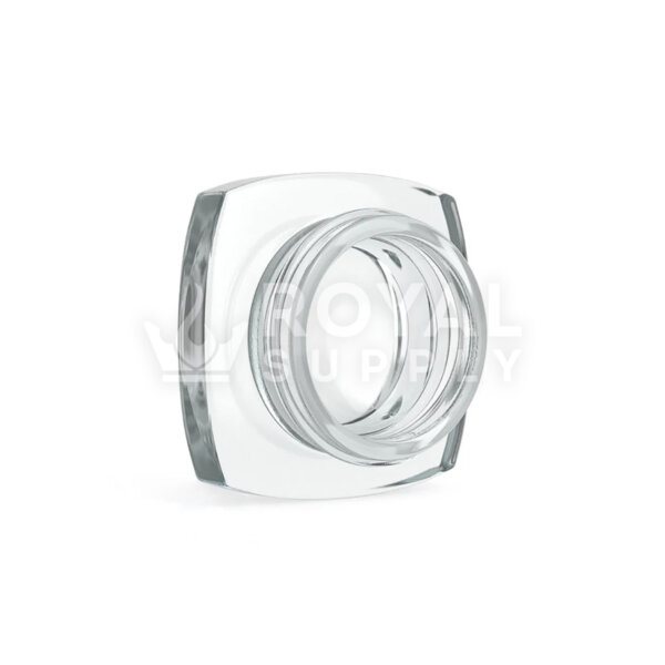 9ML CLEAR GLASS PILLOW CONCENTRATE JAR, 38MM NECK (QTY 240)