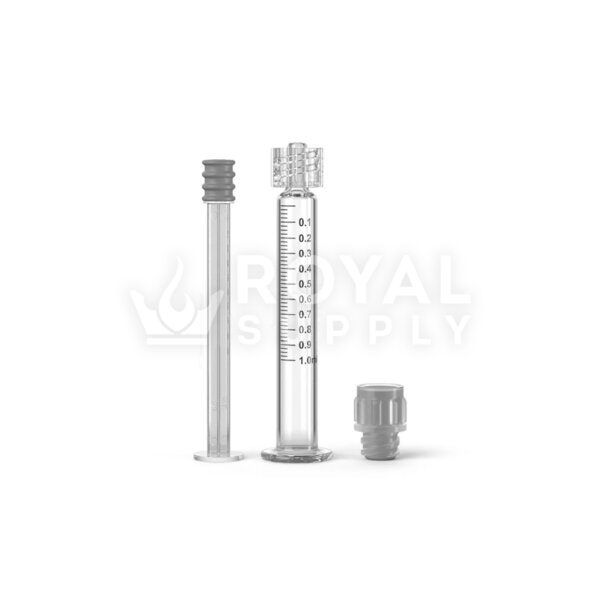 LUER LOCK | GLASS DAB APPLICATOR SYRINGES, 1ML - 0.1ML INCREMENTS - 100 COUNT