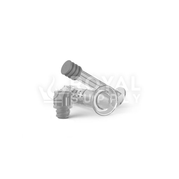 LUER LOCK | GLASS DAB APPLICATOR SYRINGES, 1ML - 0.25ML INCREMENTS - 100 COUNT