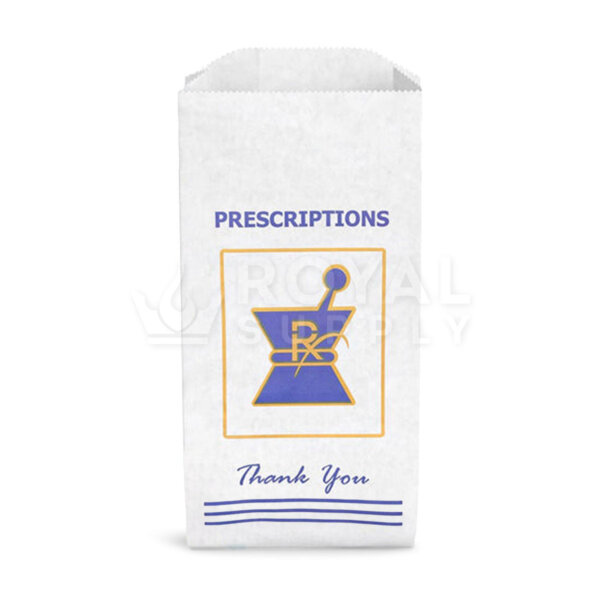 PHARMACY PRESCRIPTION BAGS | MEDIUM, KRAFT, 1000 COUNT