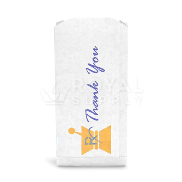 PHARMACY PRESCRIPTION BAGS | MEDIUM, KRAFT, 1000 COUNT