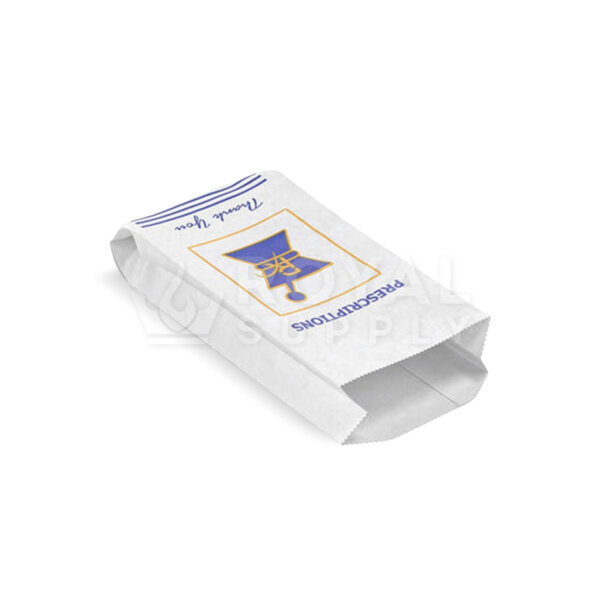 PHARMACY PRESCRIPTION BAGS | MEDIUM, KRAFT, 1000 COUNT