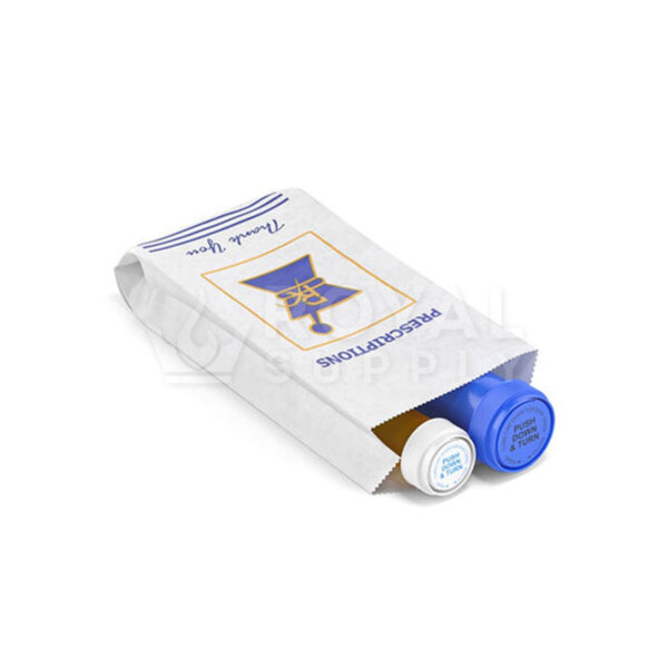 PHARMACY PRESCRIPTION BAGS | MEDIUM, KRAFT, 1000 COUNT