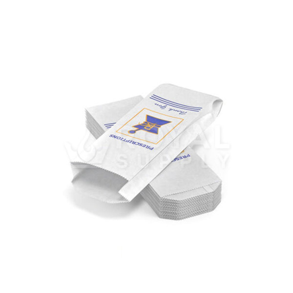 PHARMACY PRESCRIPTION BAGS | SMALL, KRAFT, 1000 COUNT