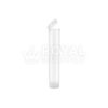 70MM CHILD RESISTANT | POP TOP TRANSLUCENT PLASTIC PRE-ROLL TUBES, CLEAR (QTY 1,000)