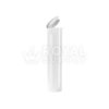 80MM CHILD RESISTANT | POP TOP OPAQUE PLASTIC PRE-ROLL TUBES, WHITE (QTY 1,000)