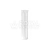 80MM CHILD RESISTANT | POP TOP OPAQUE PLASTIC PRE-ROLL TUBES, WHITE (QTY 1,000)