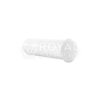 80MM CHILD RESISTANT | POP TOP OPAQUE PLASTIC PRE-ROLL TUBES, WHITE (QTY 1,000)