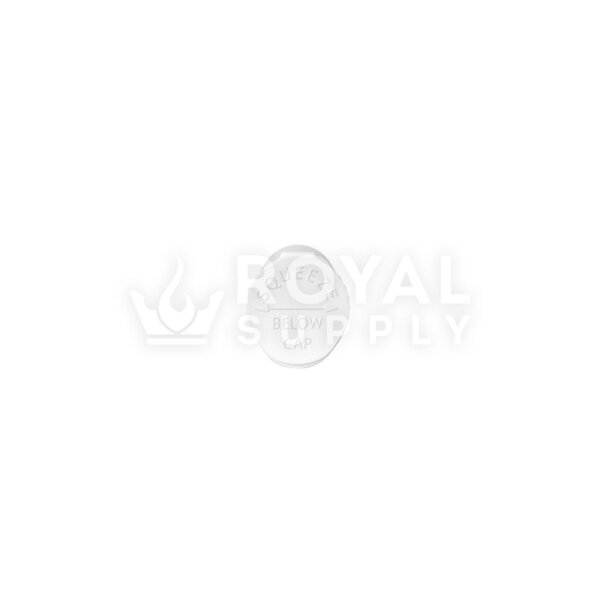 80MM CHILD RESISTANT | POP TOP OPAQUE PLASTIC PRE-ROLL TUBES, WHITE (QTY 1,000)