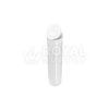 80MM CHILD RESISTANT | POP TOP OPAQUE PLASTIC PRE-ROLL TUBES, WHITE (QTY 1,000)