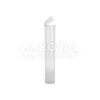 80MM CHILD RESISTANT | POP TOP TRANSLUCENT PLASTIC VAPE CARTRIDGE TUBES, CLEAR (QTY 1,000)