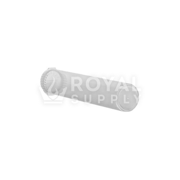 80MM CHILD RESISTANT | POP TOP TRANSLUCENT PLASTIC VAPE CARTRIDGE TUBES, CLEAR (QTY 1,000)