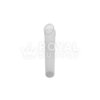 80MM CHILD RESISTANT | POP TOP TRANSLUCENT PLASTIC VAPE CARTRIDGE TUBES, CLEAR (QTY 1,000)