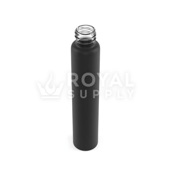 115mm Matte Black Glass Pre Roll Tube | 18mm Neck