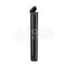 116MM CR POP TOP 100% BIODEGRADABLE PLASTIC PRE ROLL TUBES, BLACK (QTY 1000)