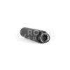 120MM MATTE BLACK GLASS PRE ROLL TUBE, 18MM NECK (QTY 400)