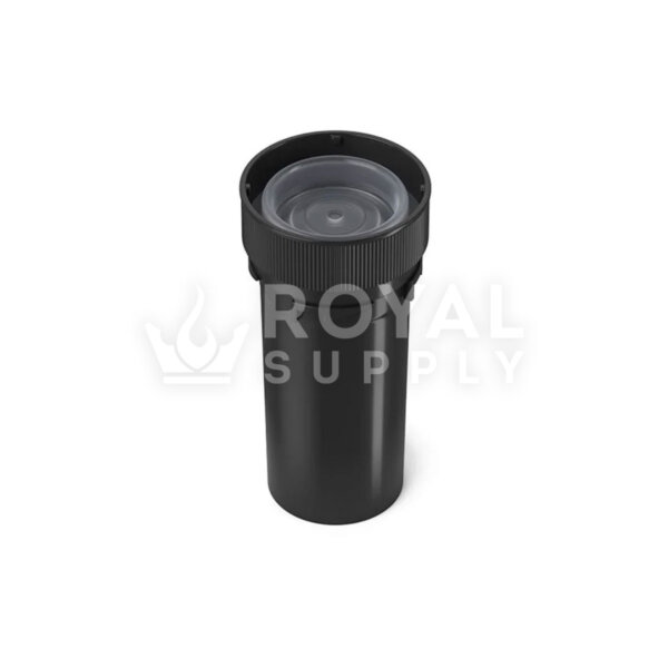 Child Resistant | 13dr Black Reversible Cap Vials, 2g, 275 Count