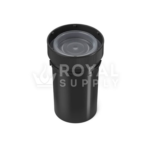Child Resistant | 20dr Black Reversible Cap Vials, 3.5g, 240 Count