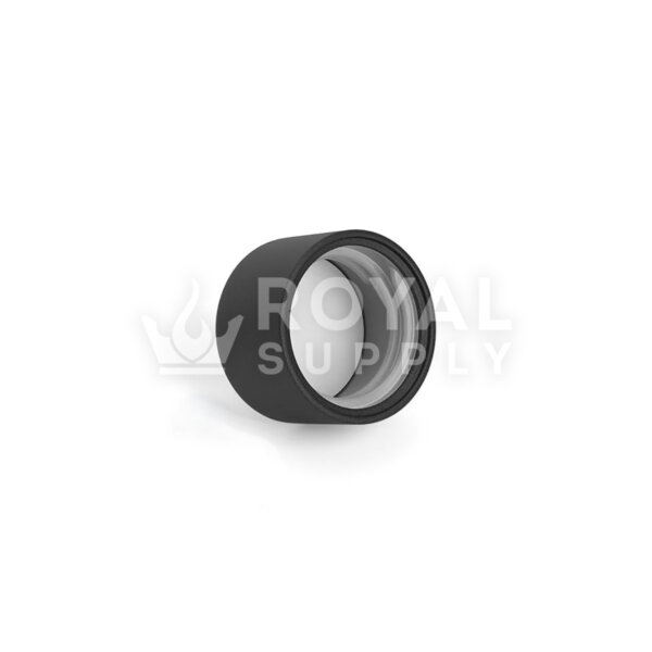 20mm Child Resistant Push Down & Turn Cap | Matte Black