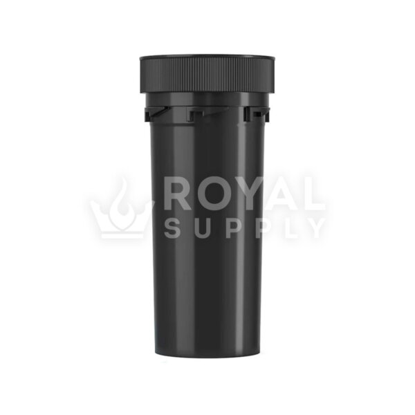 Child Resistant | 30dr Black Reversible Cap Vials, 7g, 190 Count