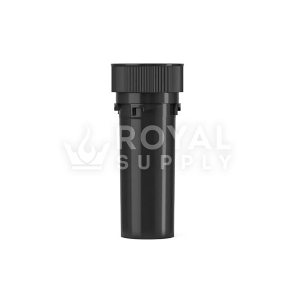 Child Resistant | 8dr Black Reversible Cap Vials, 1g, 410 Count