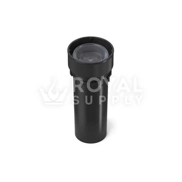 Child Resistant | 8dr Black Reversible Cap Vials, 1g, 410 Count