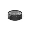 CHILD RESISTANT | SMOOTH PUSH DOWN & TURN PLASTIC CAPS W/ FOIL LINER, 38MM, MATTE BLACK (QTY 504)
